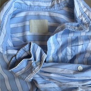 Citizens Of Humanity Kayla Light Blue Striped Shirt